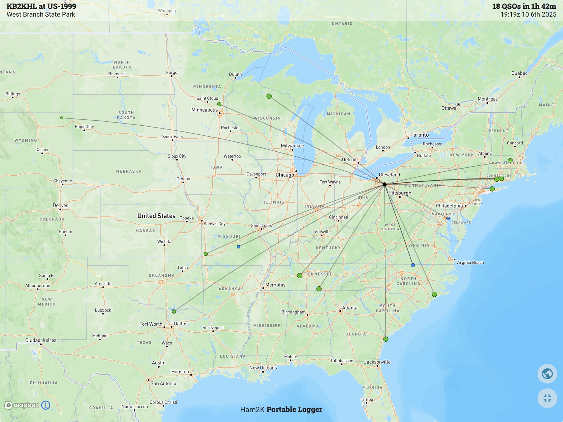 Contact map for KB2KHL at US-1999