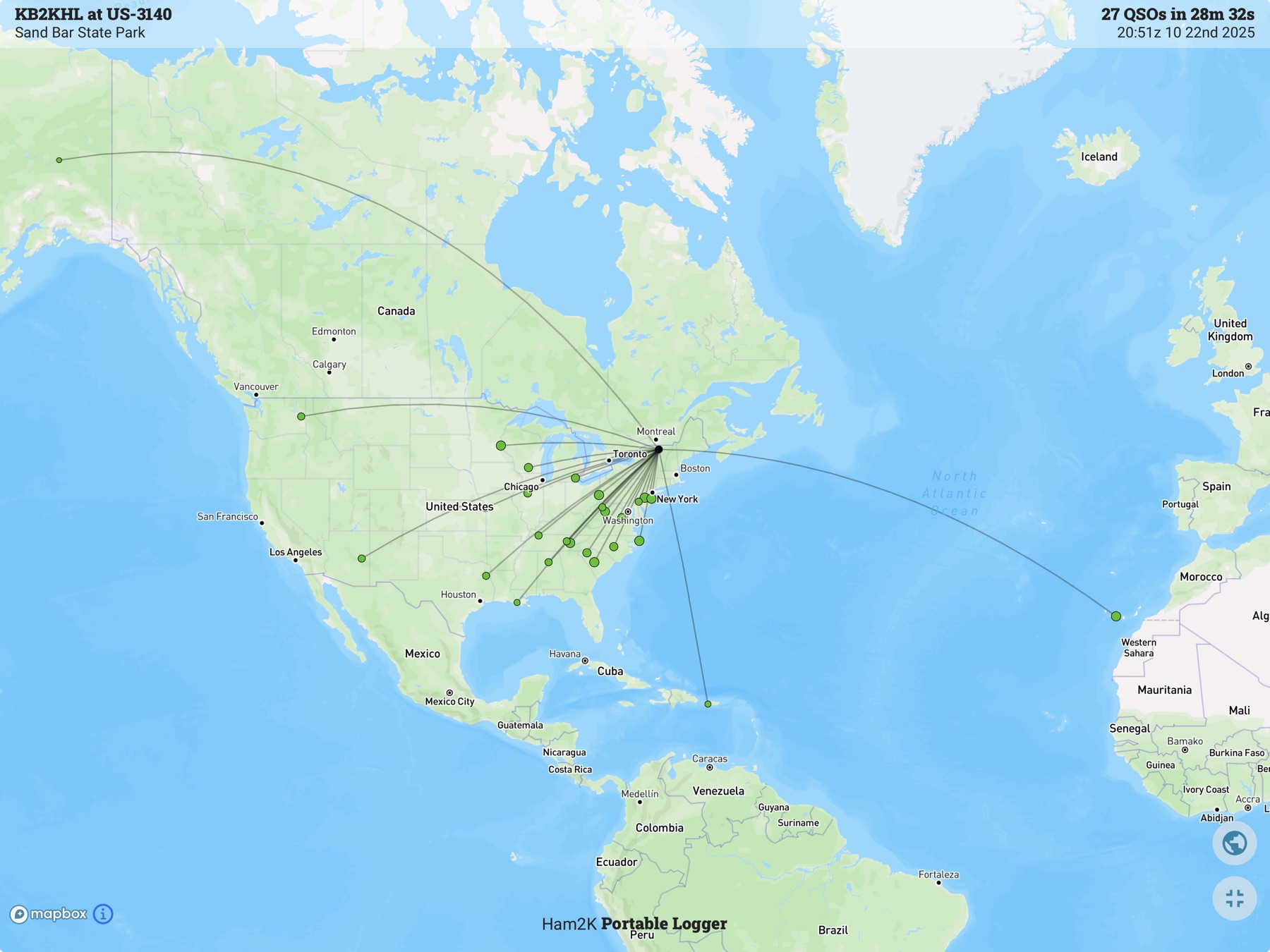Contact map for KB2KHL at US-3140